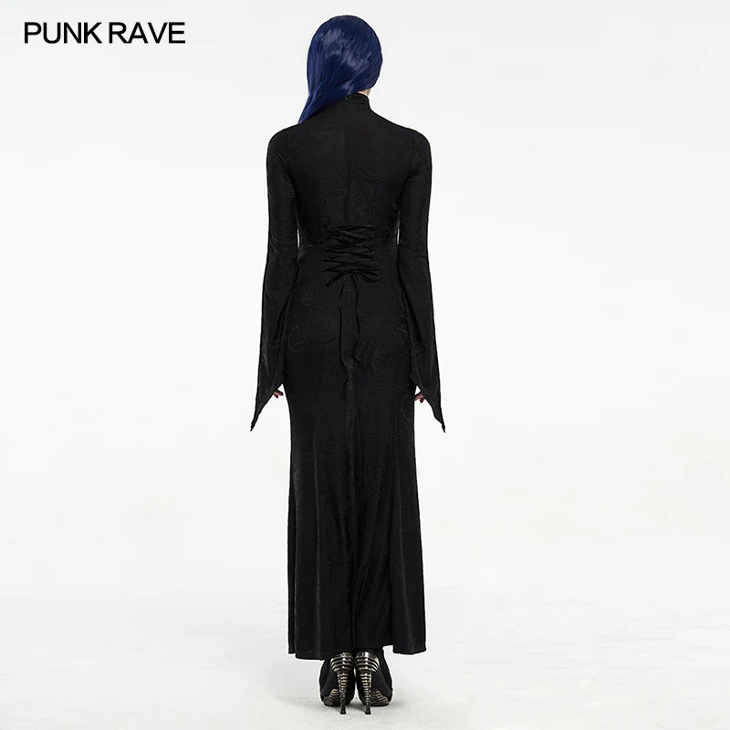 2020 Gothic jacquard knit dress - Image 3