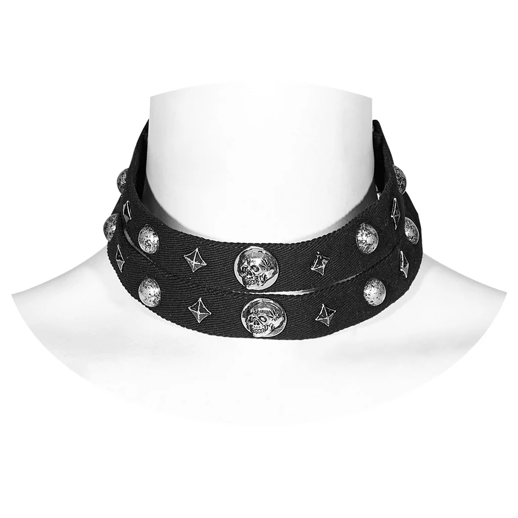 2024 Punk metal rivet choker - Image 7