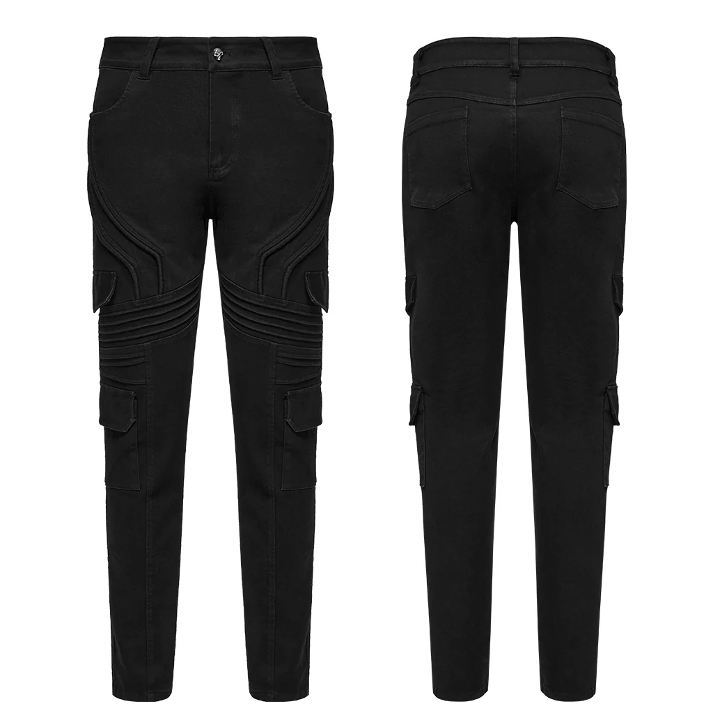 2025 Simple punk denim pants - Image 6