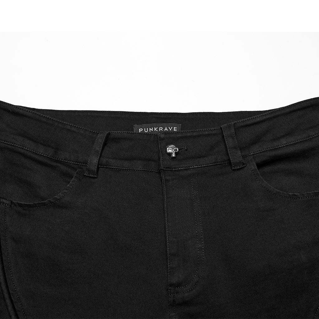 2025 Simple punk denim pants - Image 7