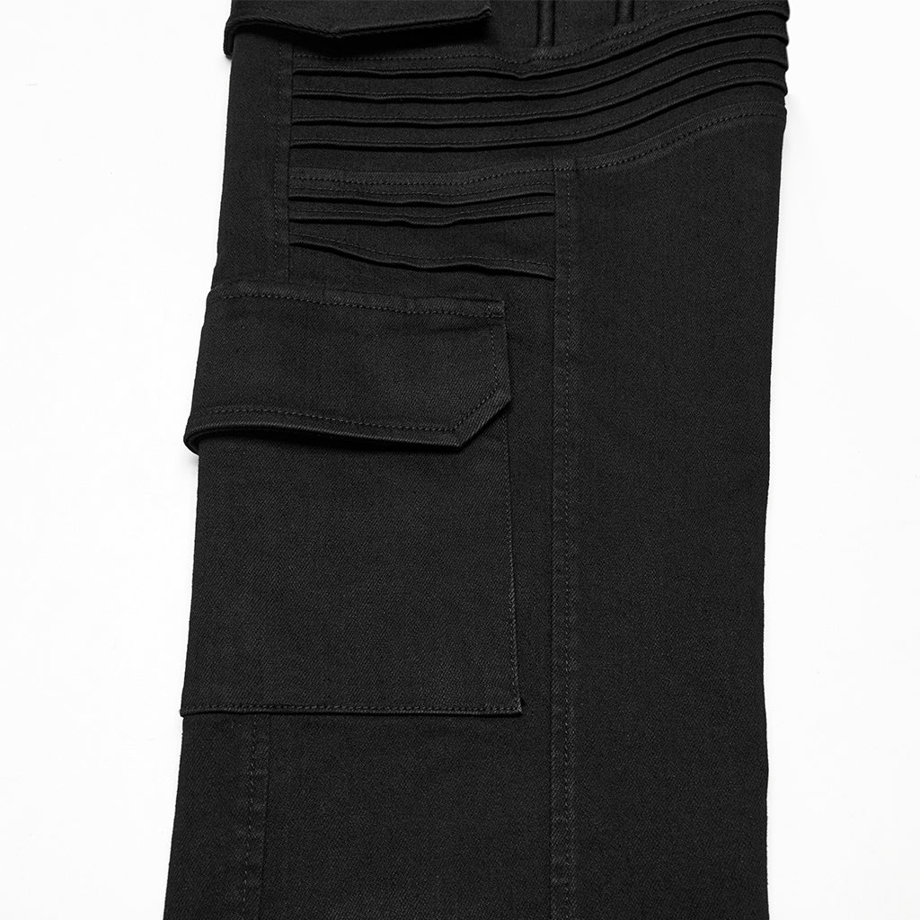2025 Simple punk denim pants - Image 9