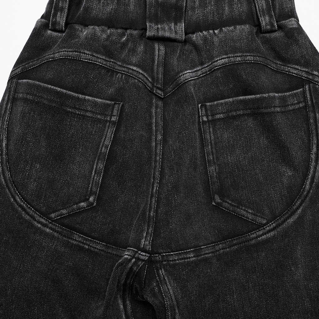 Apocalypse punk knitted jeans - Image 4