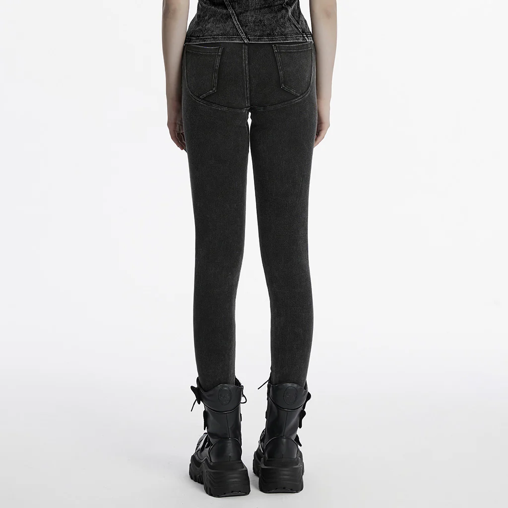Apocalypse punk knitted jeans - Image 6
