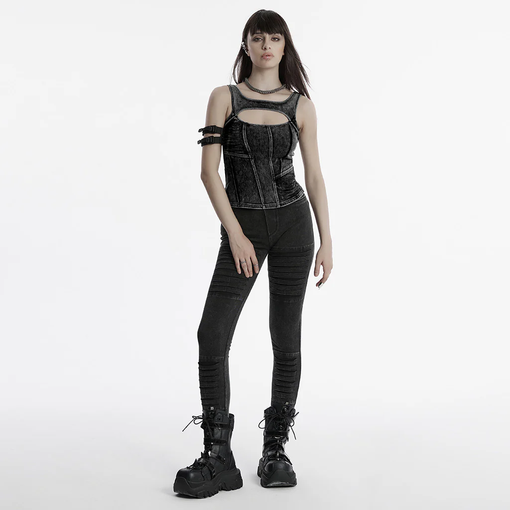 Apocalypse punk knitted jeans - Image 7