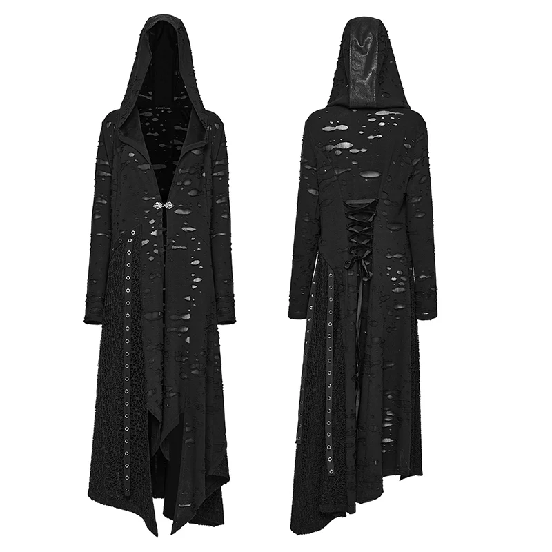 Asymmetric hooded cardigan jacket - Image 4