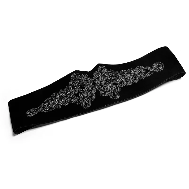 Big Plate Velvet Button Noble Temperament Gothic Corset - Image 4