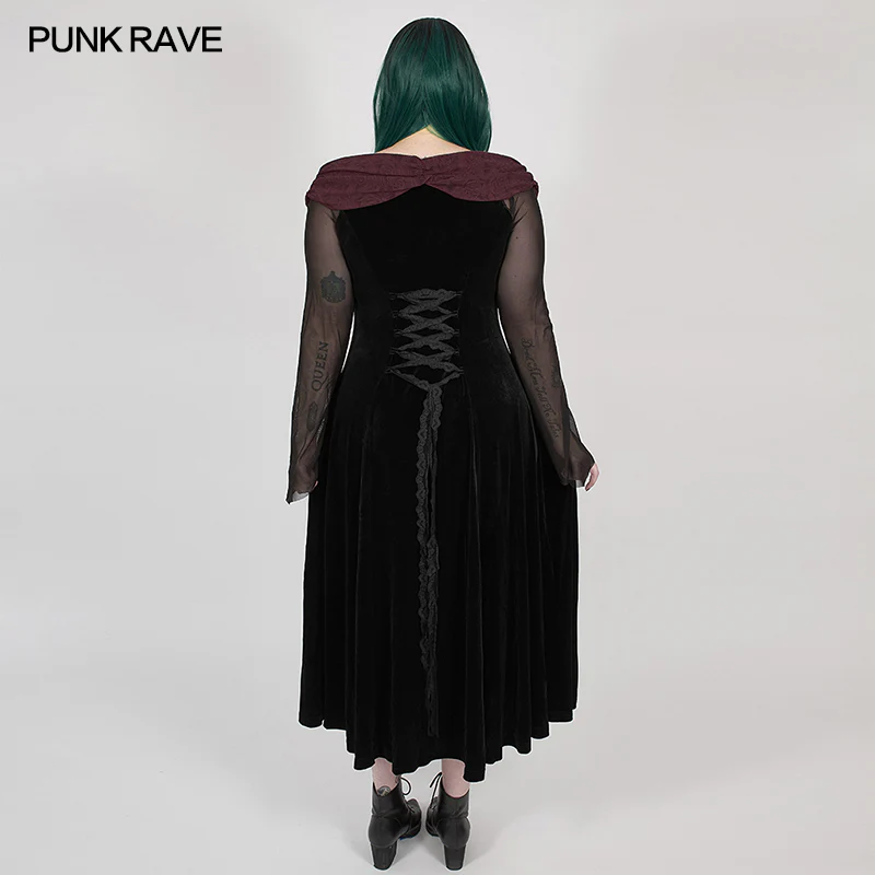 Black feather horizontal neck dress - Image 3