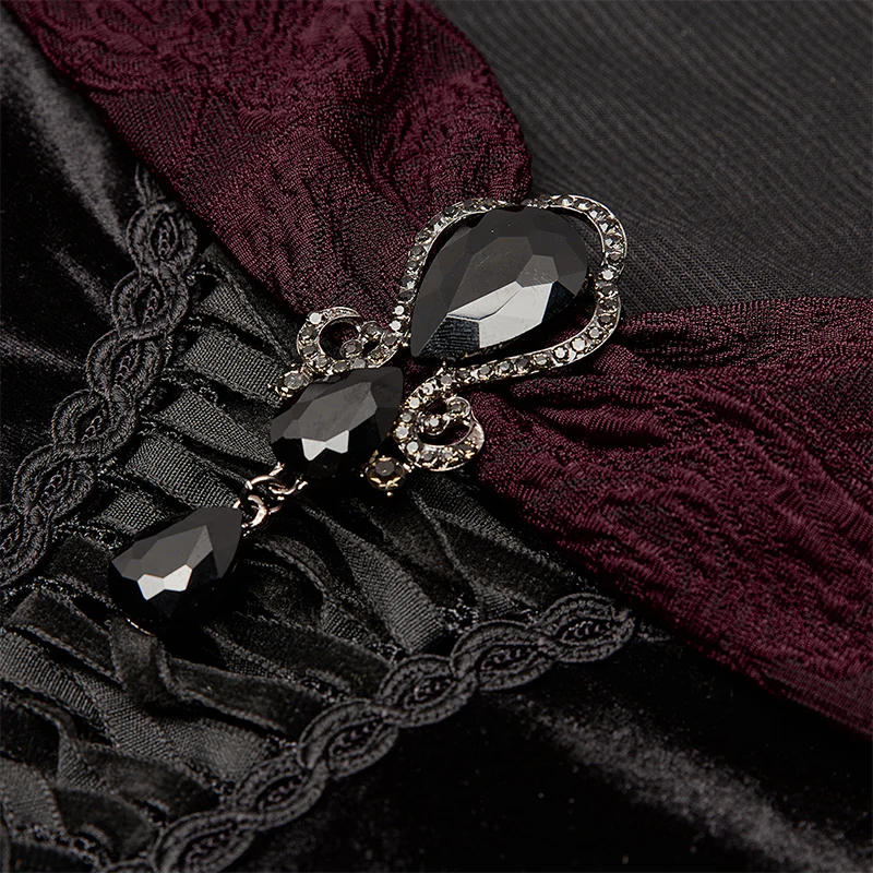 Black feather horizontal neck dress - Image 5