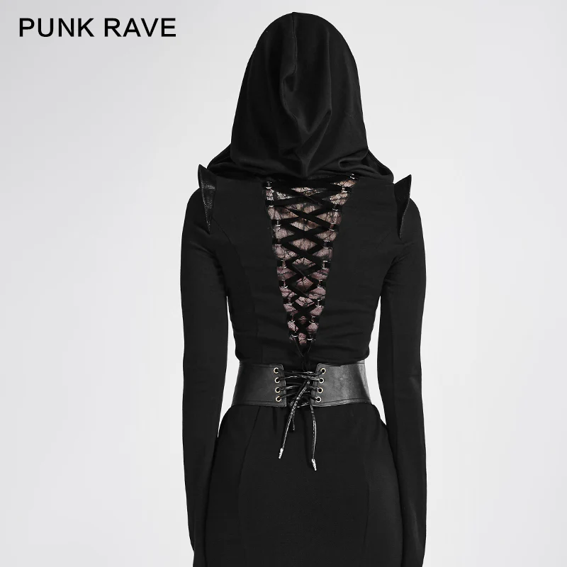Black Waistcoat Corset Gothic Accessories With Pattern - Image 3