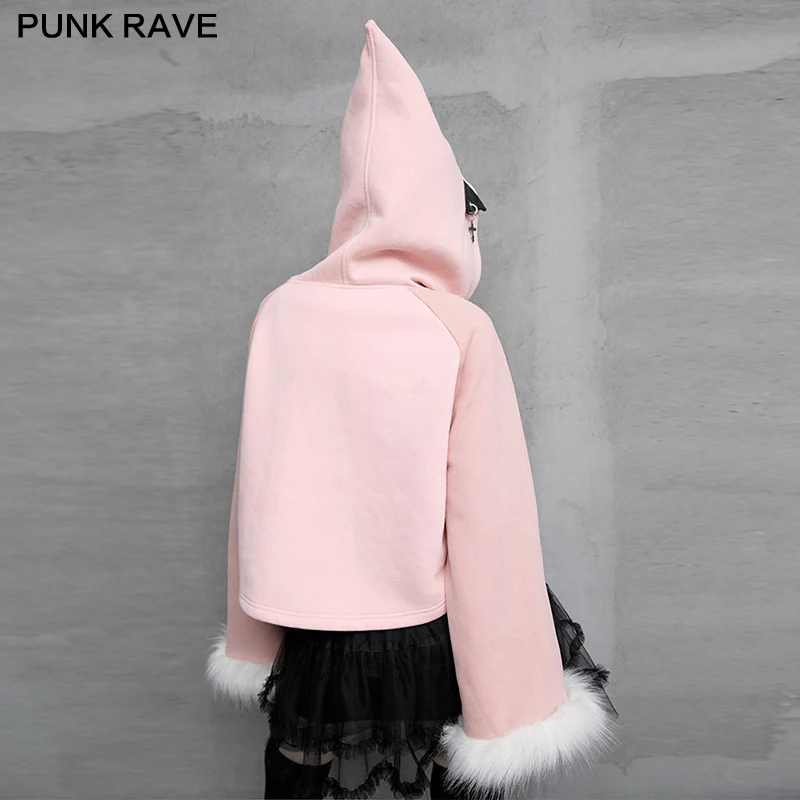 Cat print loose plus velvet sweater - Image 18