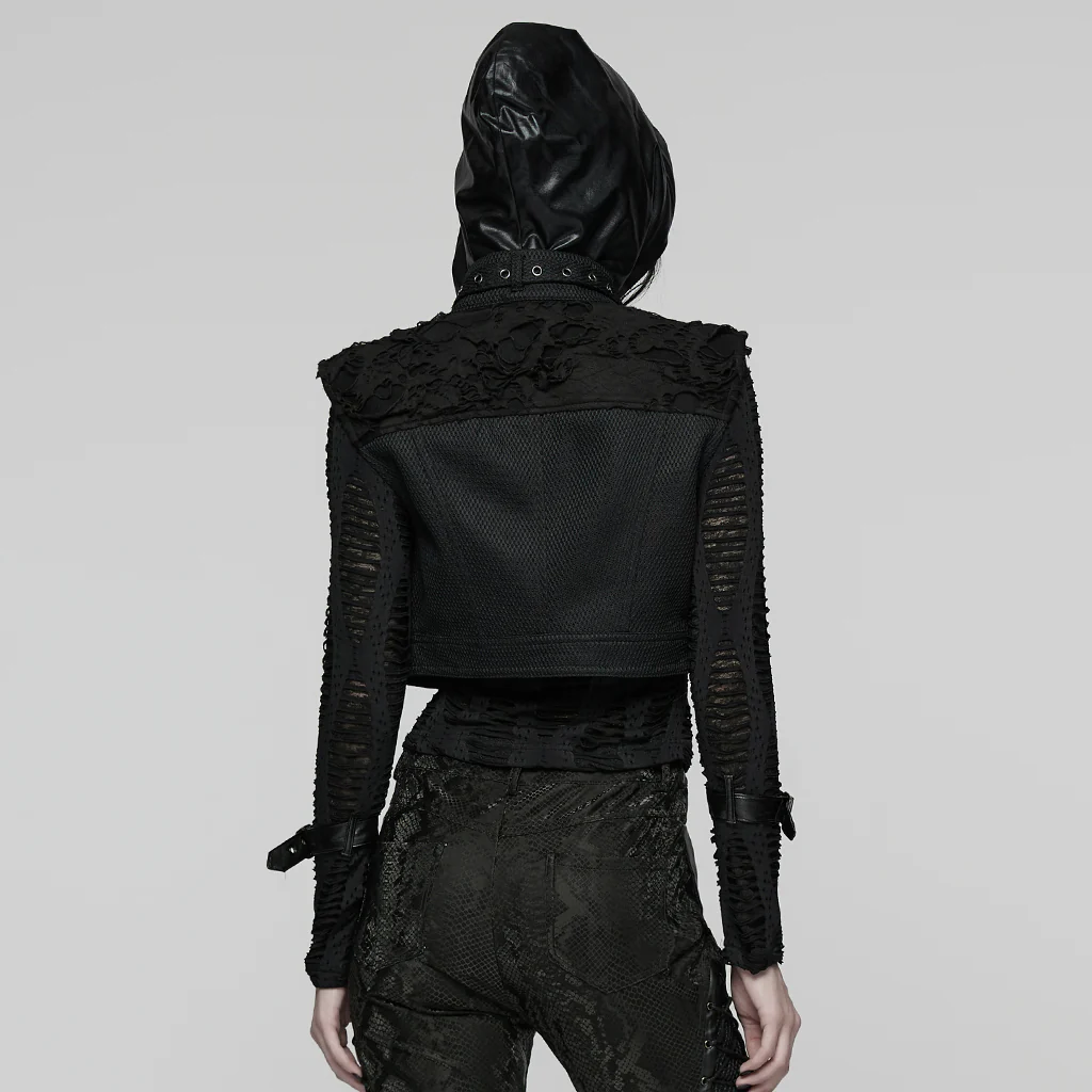 Cool Ragged Punk Short Vest - Image 3