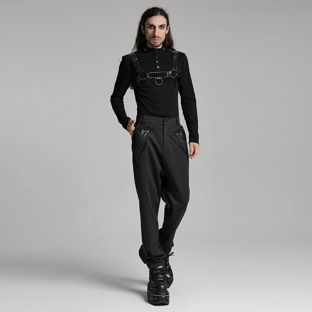 Cyberpunk Dark Pants - Image 4