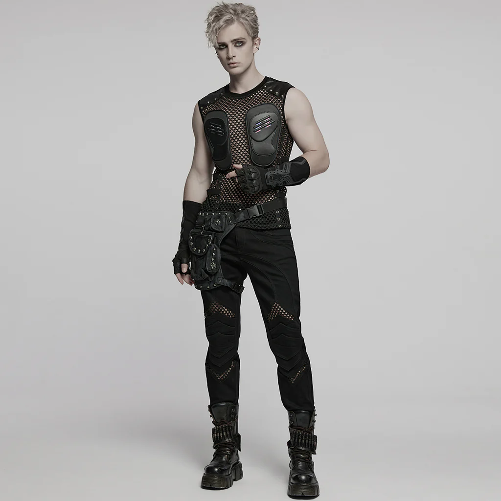 CyberPunk Sexy Mesh Vest - Image 5