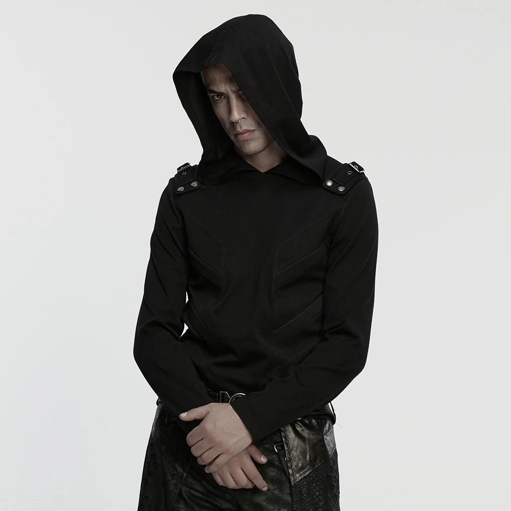 Cyberpunk Hooded T-shirt - Image 3