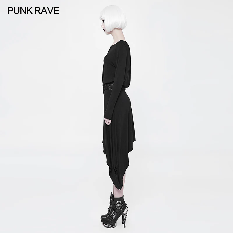 Daily A Word Collar Loose Punk Dress With Waistband - Image 2