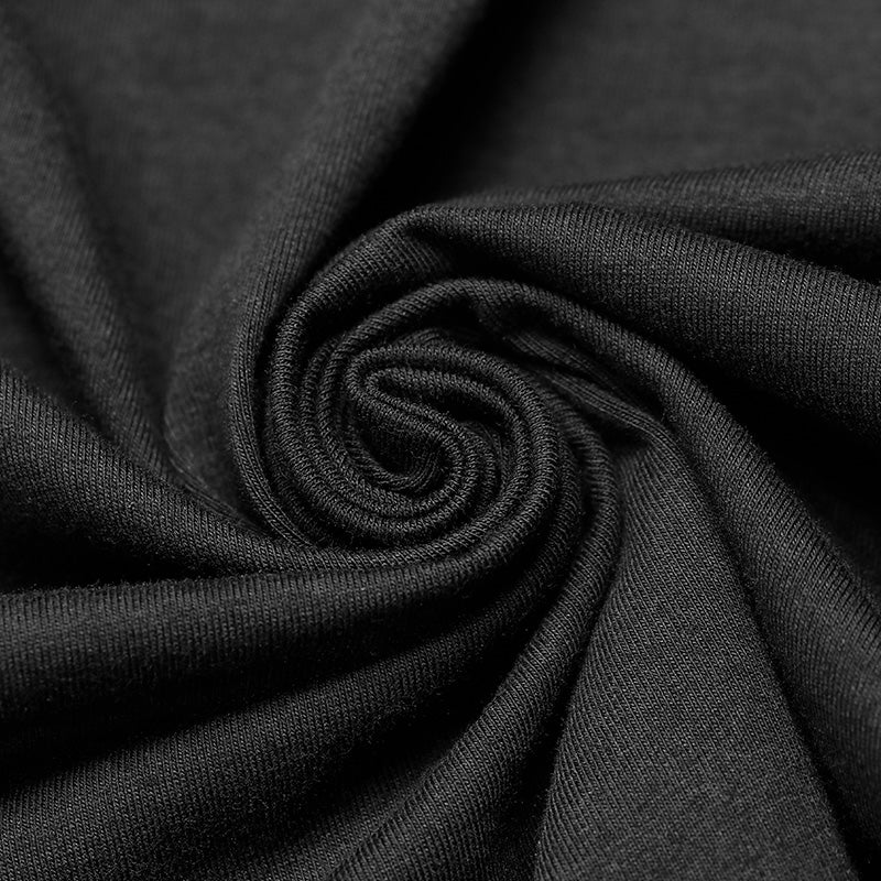 Daily Dark Punk Spaghetti Straps Asymmetrical Mesh Dress - Image 5