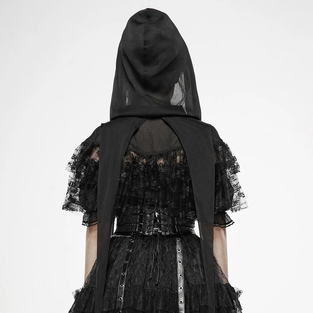 Dark Magic Lace Perspective Cloak - Image 4