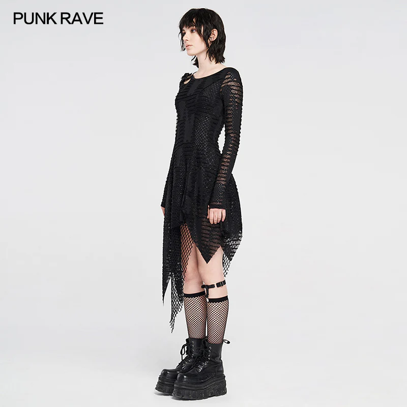 Dark Snakescale Shadow Flower Dress - Image 2