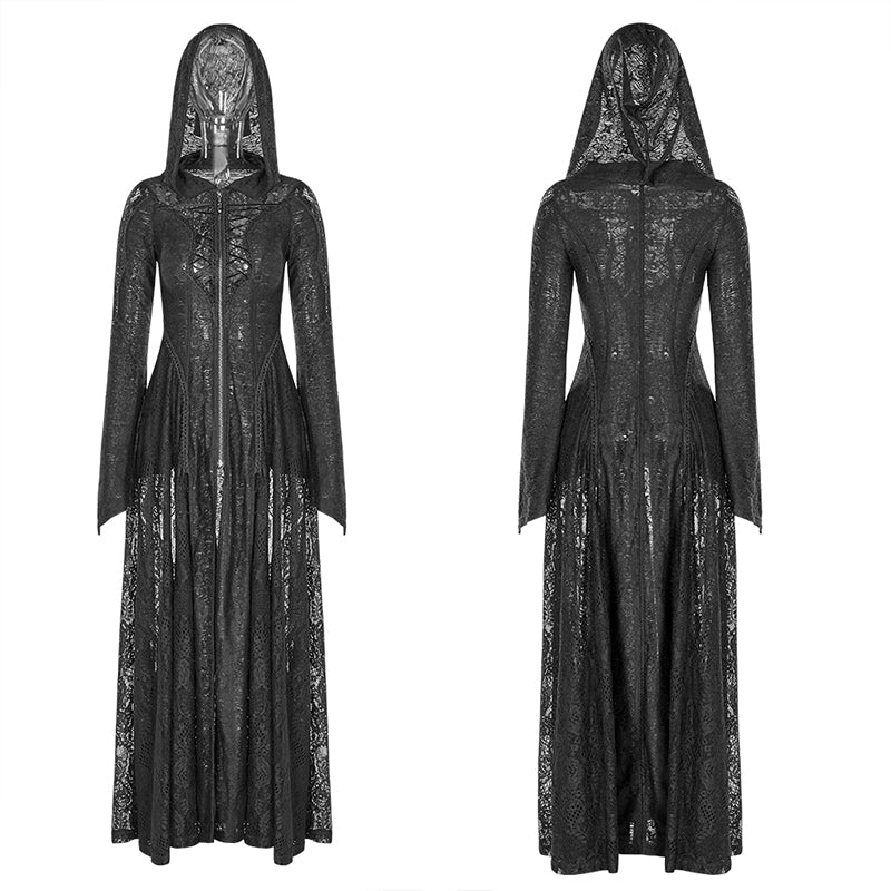 Darkmoon Cage Yarn Long Coat - Image 5