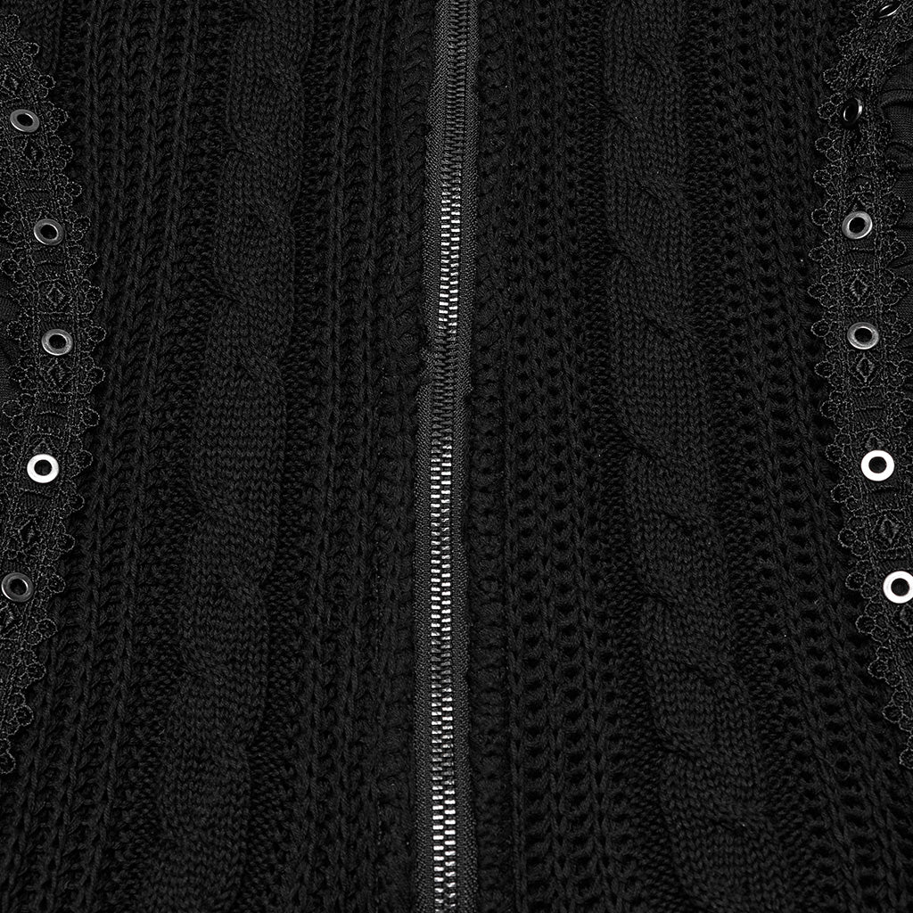 Decadent Gothic Woolen Coat - Image 6