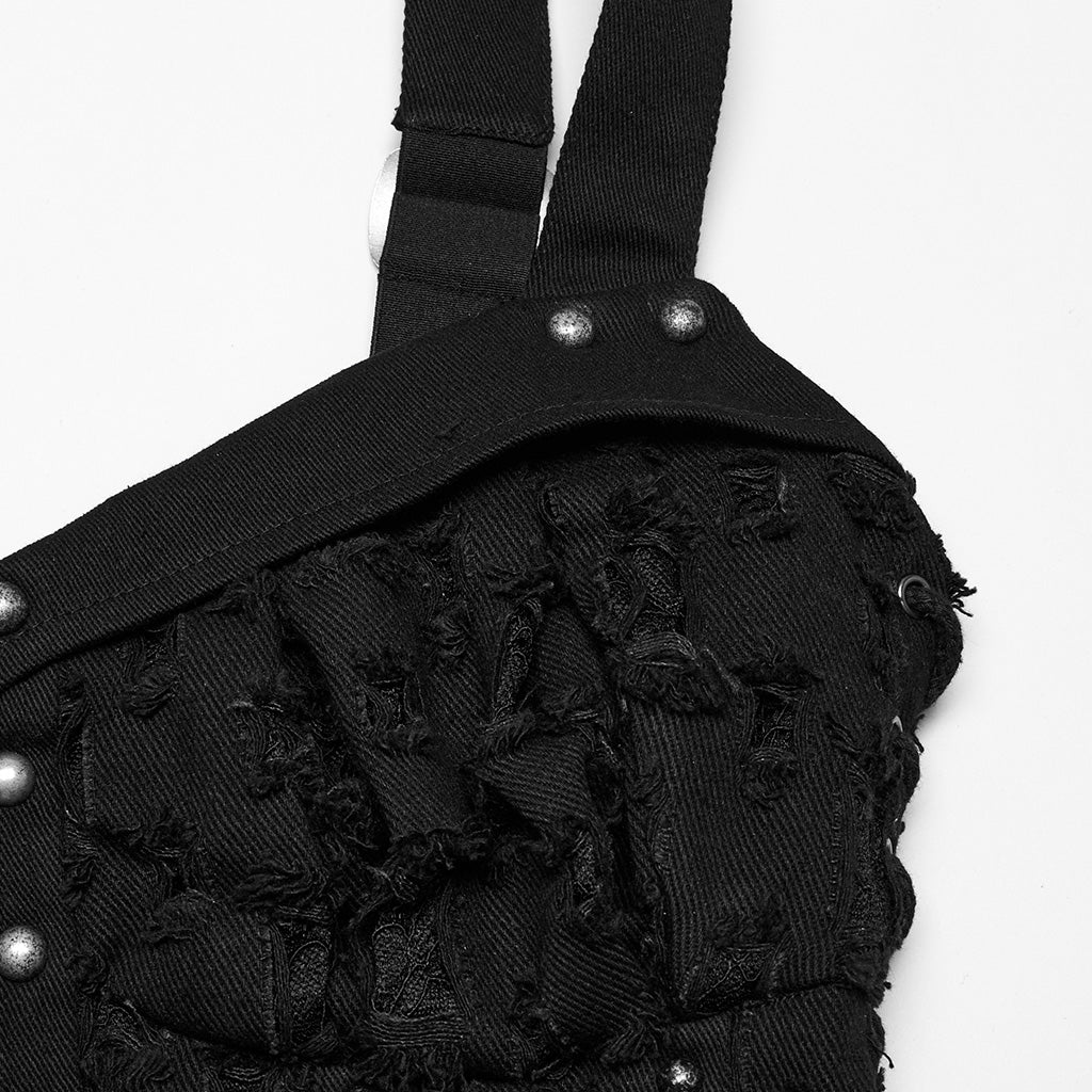 Decadent punk denim vest - Image 8