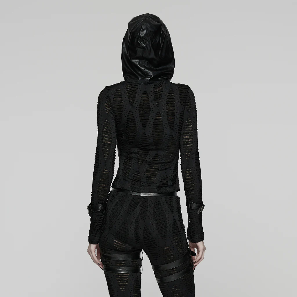 Decadent Punk Hooded T-Shirt - Image 3