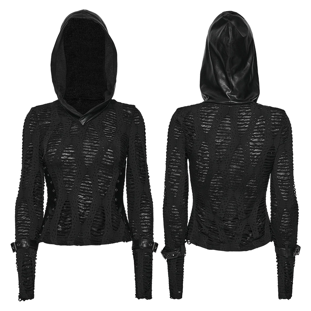 Decadent Punk Hooded T-Shirt - Image 5