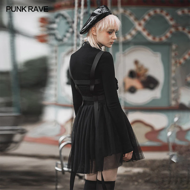 "Diablo War-hee" series multiple belt loops Cyber dress - Image 4