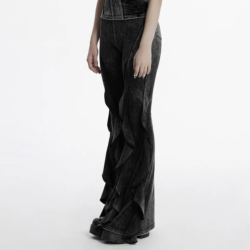Doomsday wasteland flared pants - Image 5