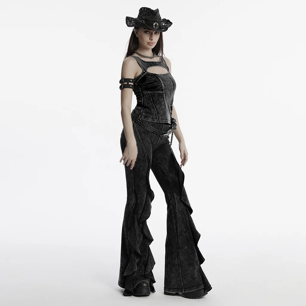 Doomsday wasteland flared pants - Image 7