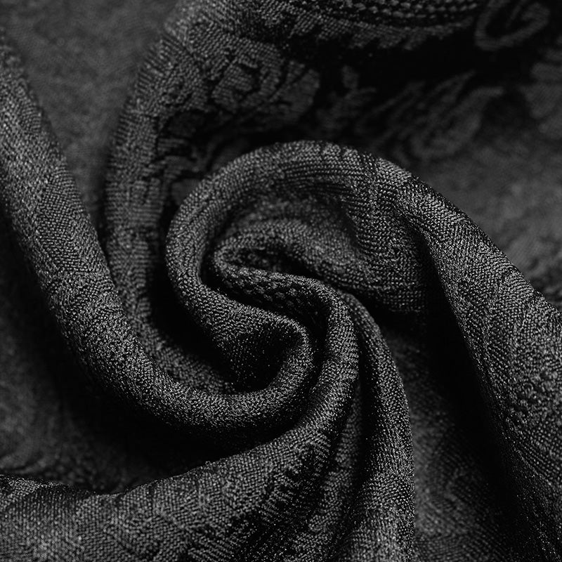 Gorgeous Vintage Gothic Jacquard V-neck Vest - Image 5
