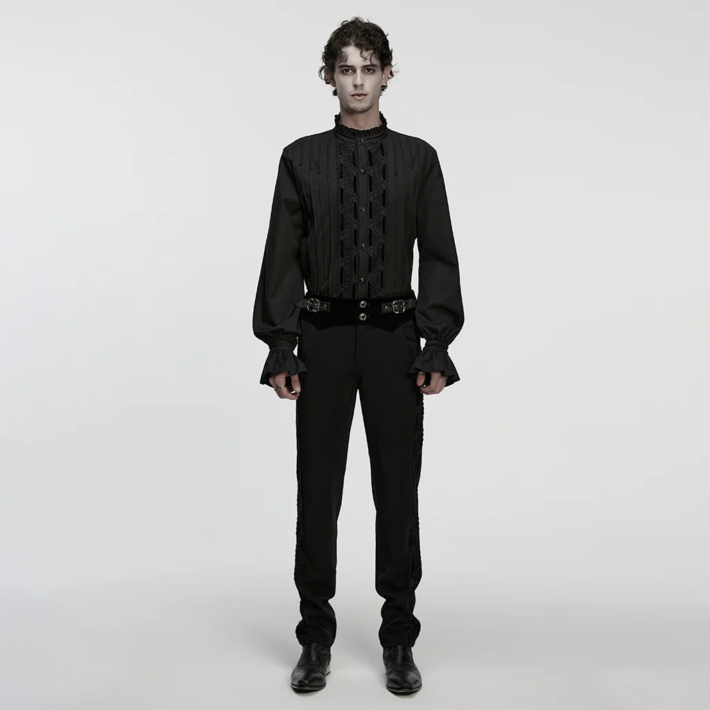 Goth 3D pleated shirt - Image 4