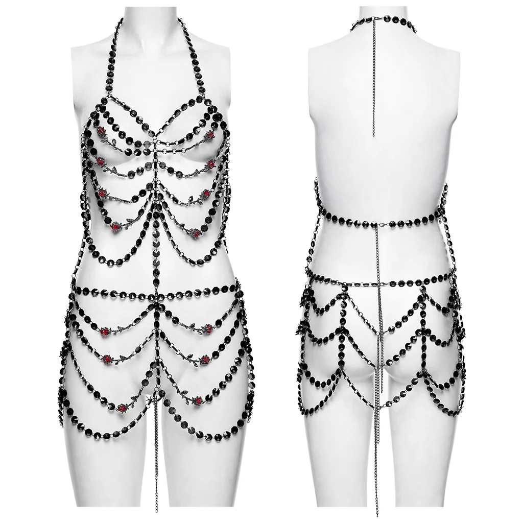 Goth Bone Body Chain - Image 6