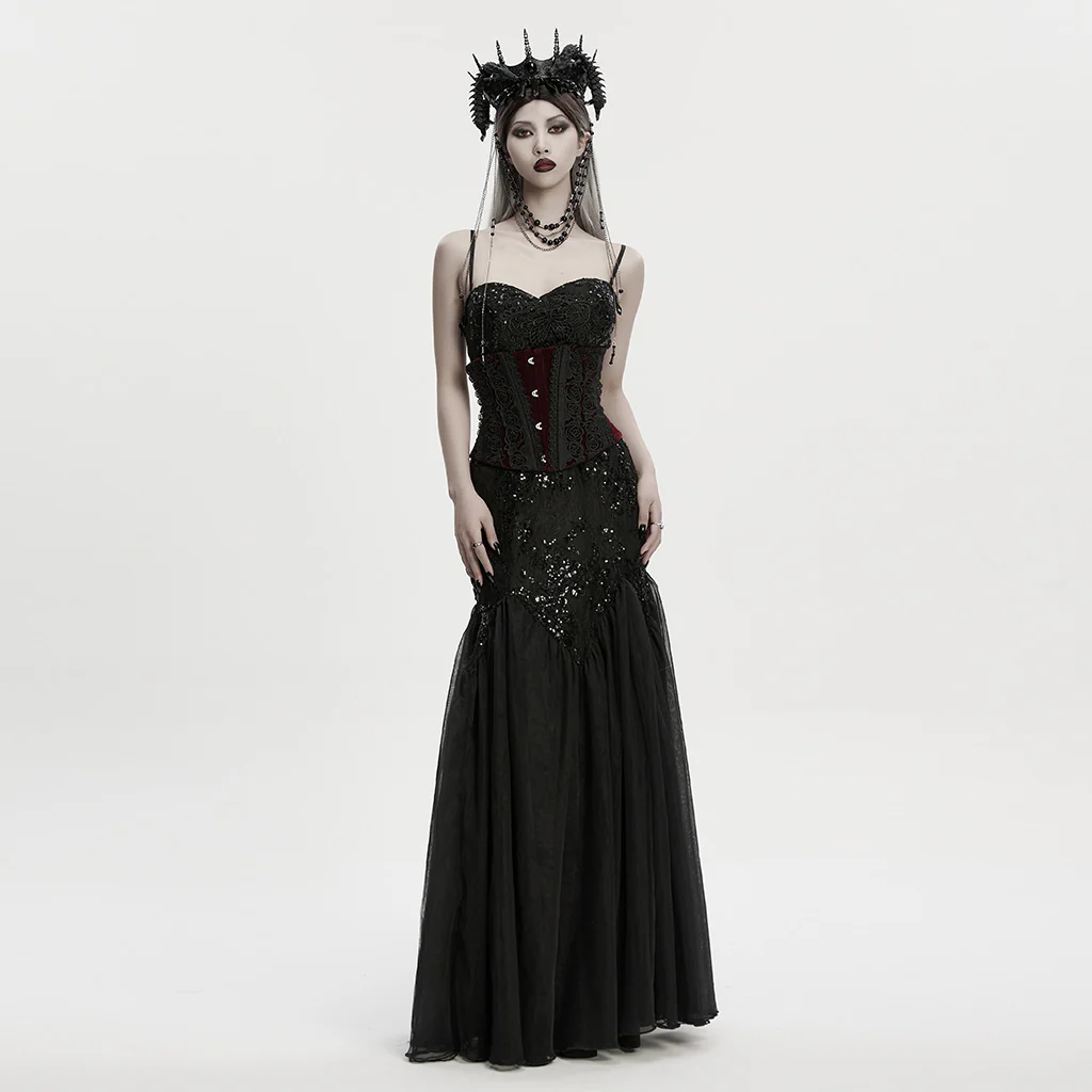 Goth Coiling Dragon Chain Crown - Image 5