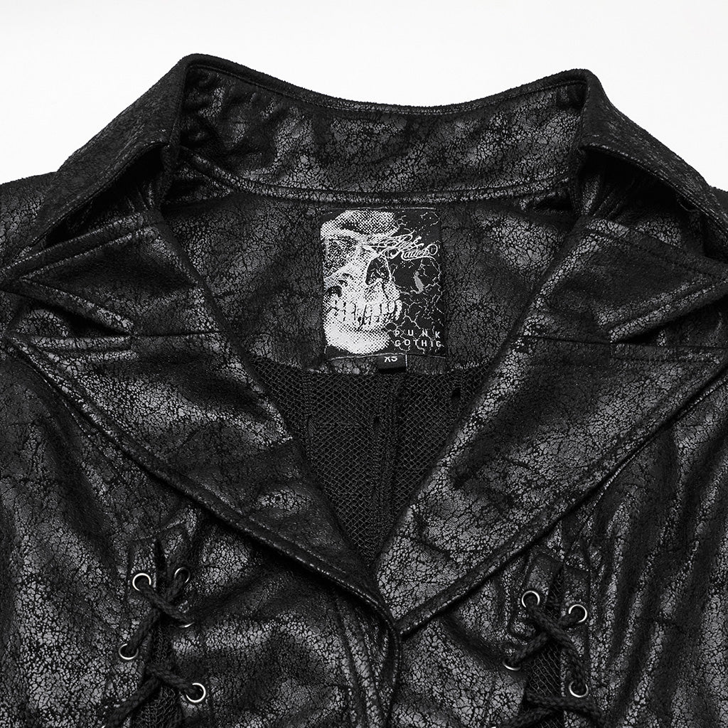 Goth Dark Alien Asymmetric Vest - Image 8