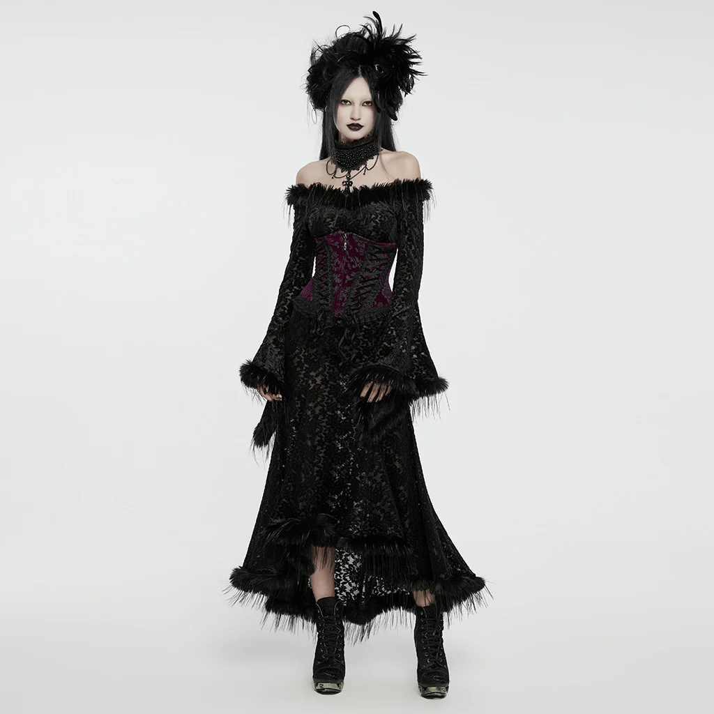Goth Dark Goddess Dress - Image 4