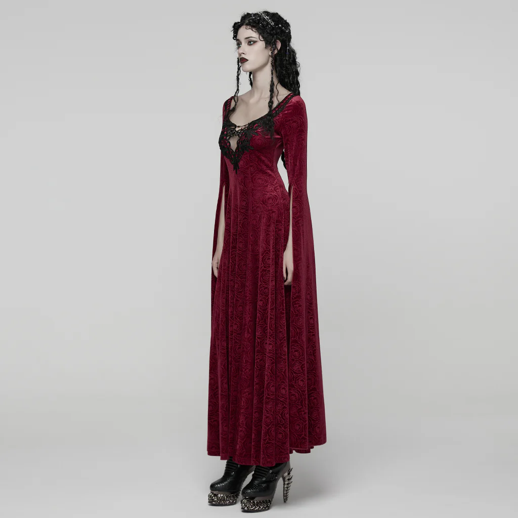 Goth Elegant Ethereal Dress - Image 11