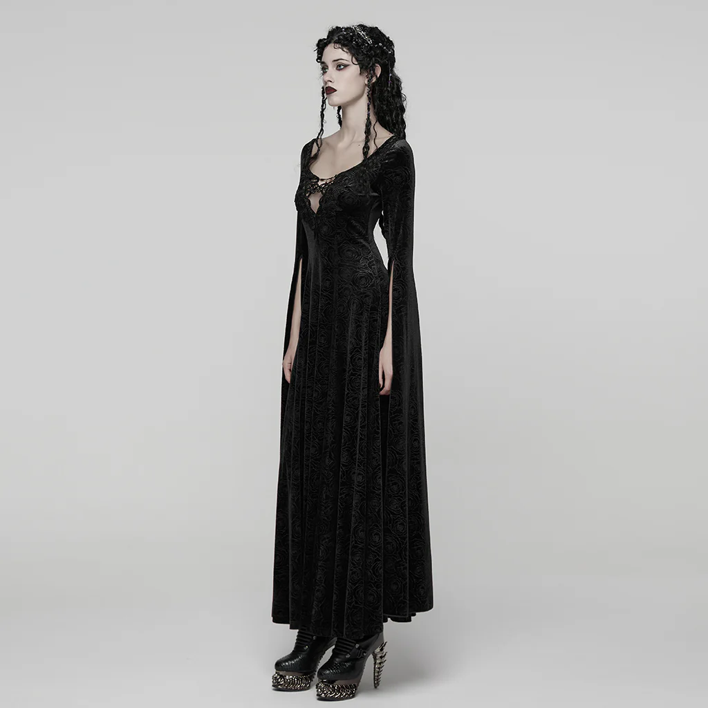 Goth Elegant Ethereal Dress - Image 2
