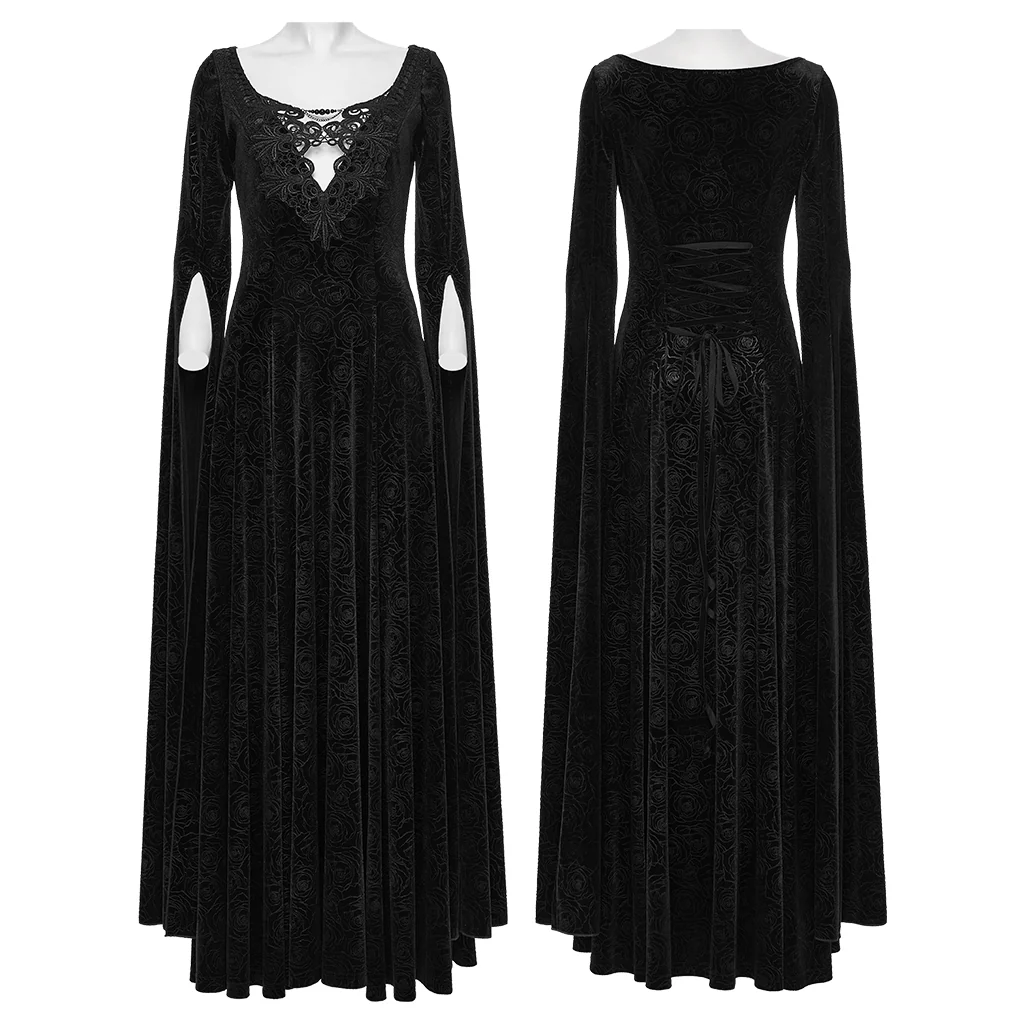 Goth Elegant Ethereal Dress - Image 4