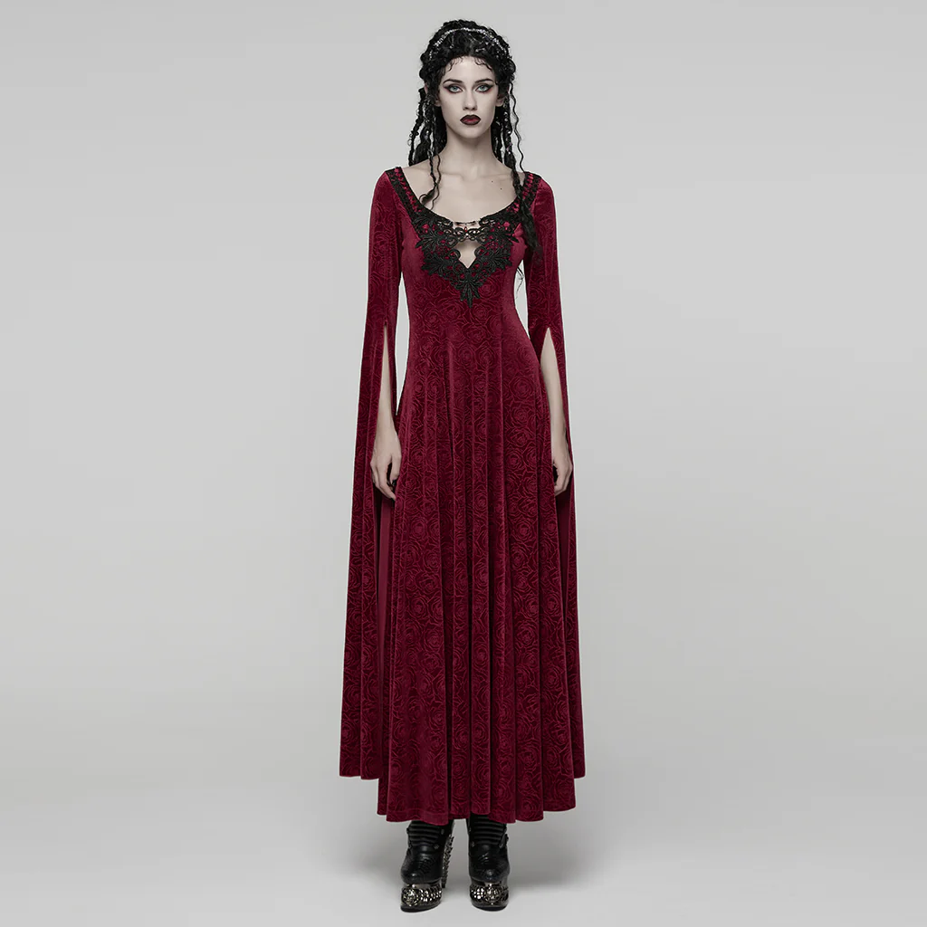 Goth Elegant Ethereal Dress - Image 9