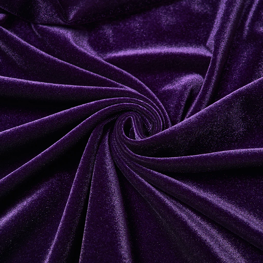 Goth Hooded Velvet Dress - Image 12