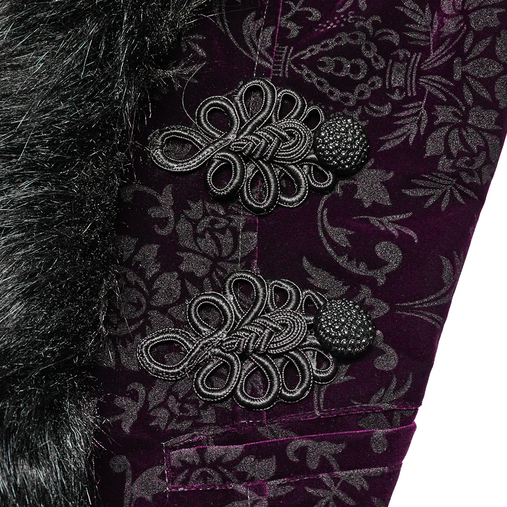 GOTH embossed velvet short jacket - Image 17
