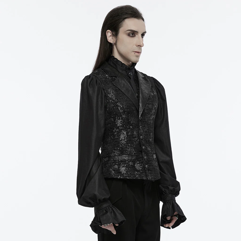 Goth exquisite jacquard vest - Image 12