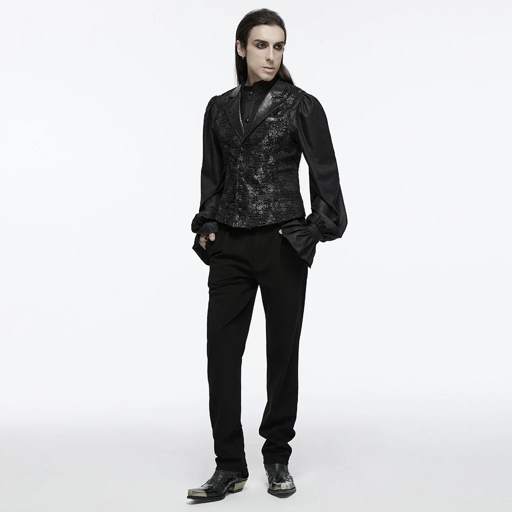 Goth exquisite jacquard vest - Image 14
