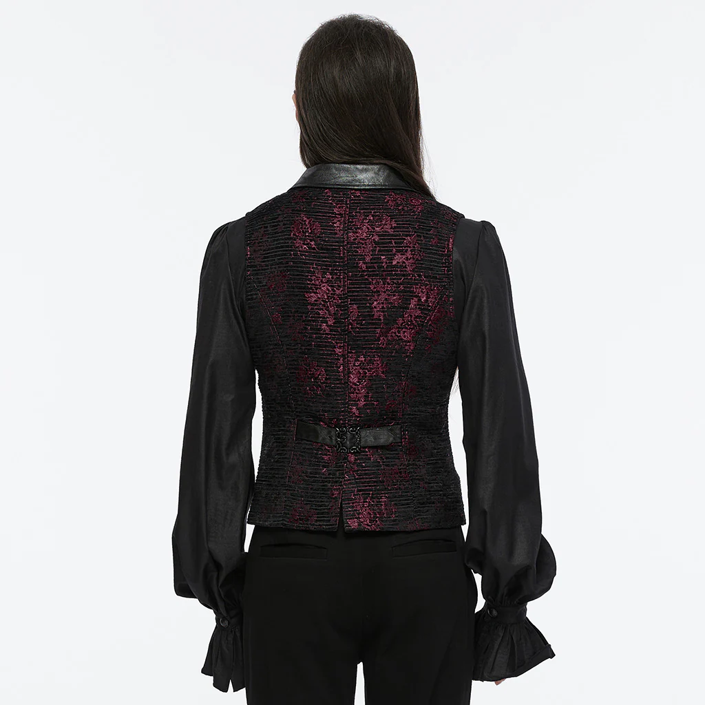 Goth exquisite jacquard vest - Image 21