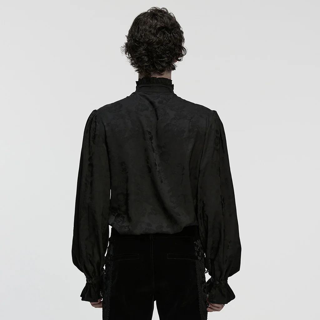 Goth Exquisite Pattern Shirt - Image 3