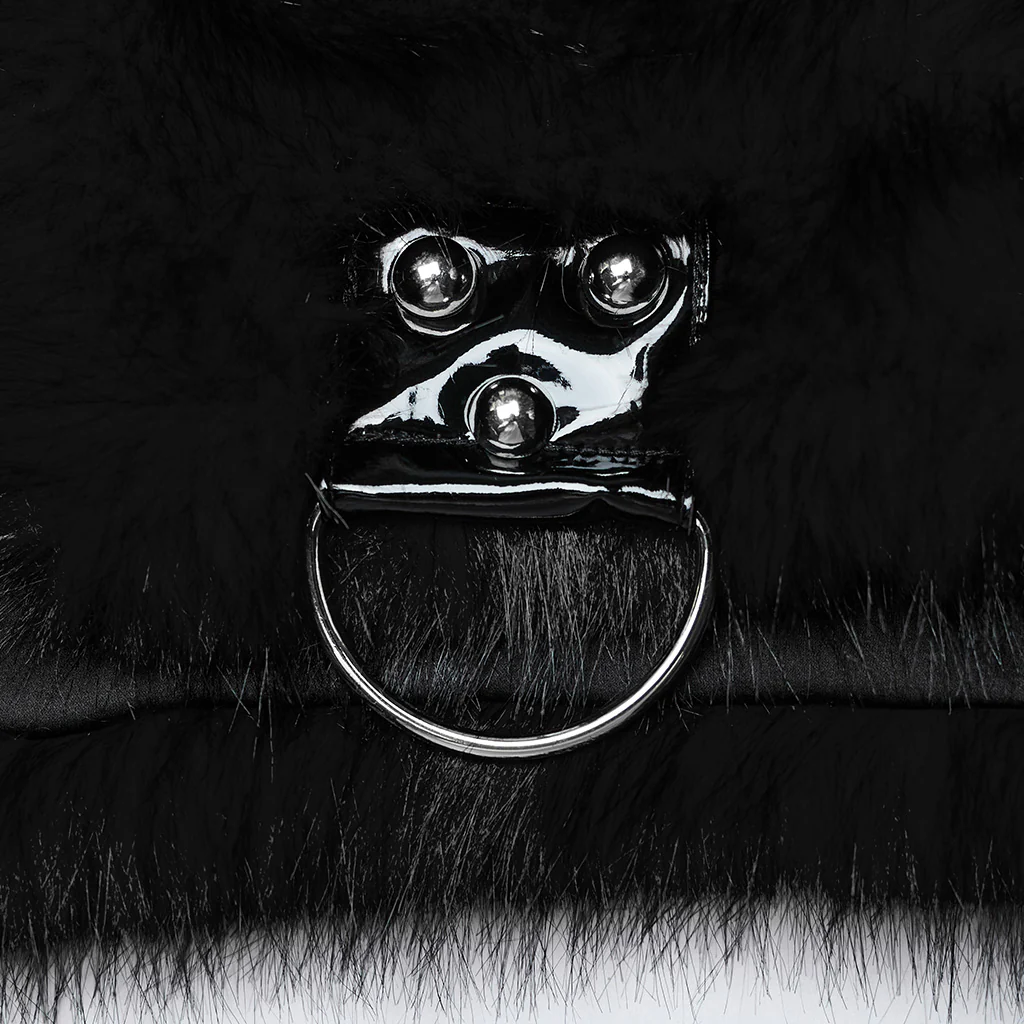 Punk personalized short fur jacket - Image 17