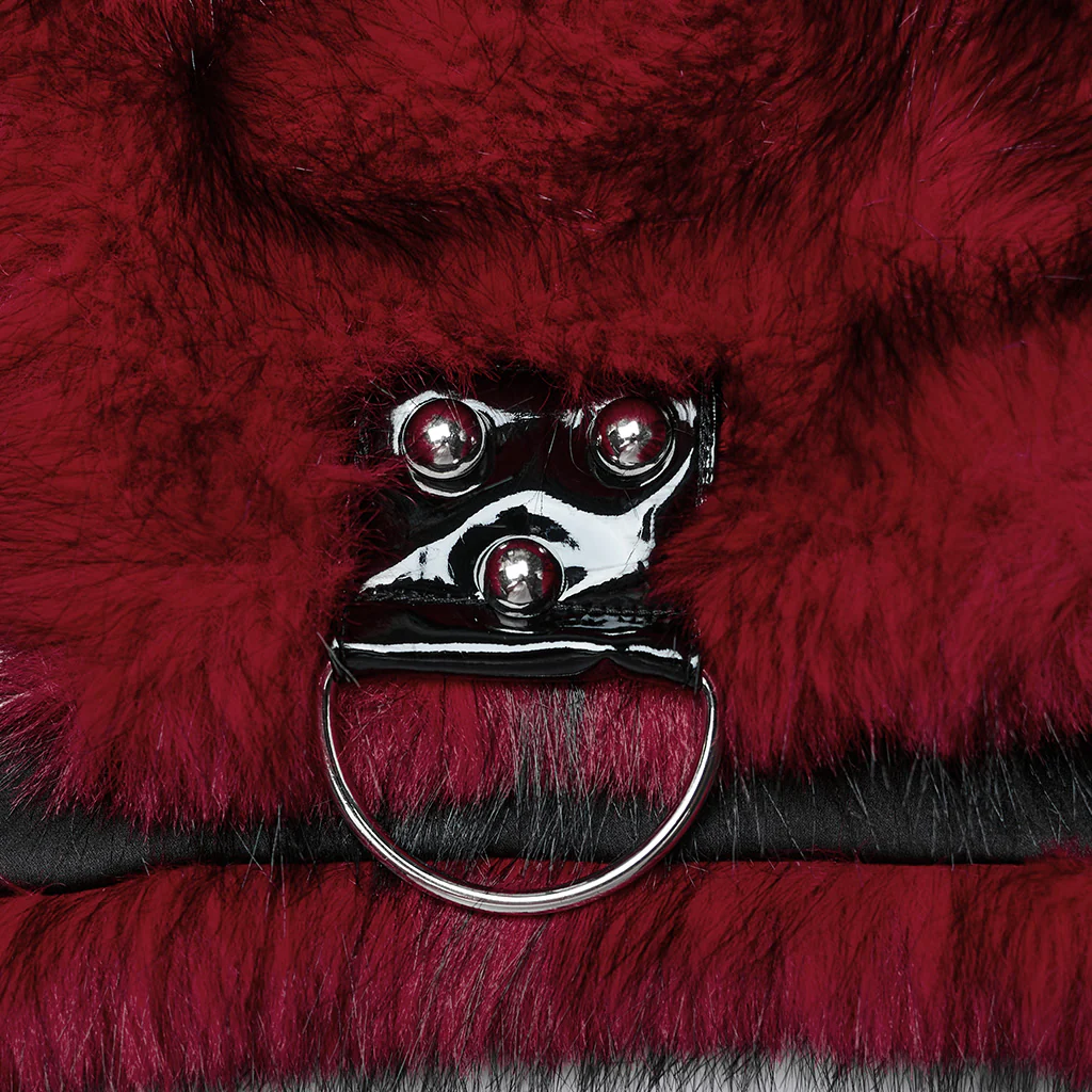 Punk personalized short fur jacket - Image 7