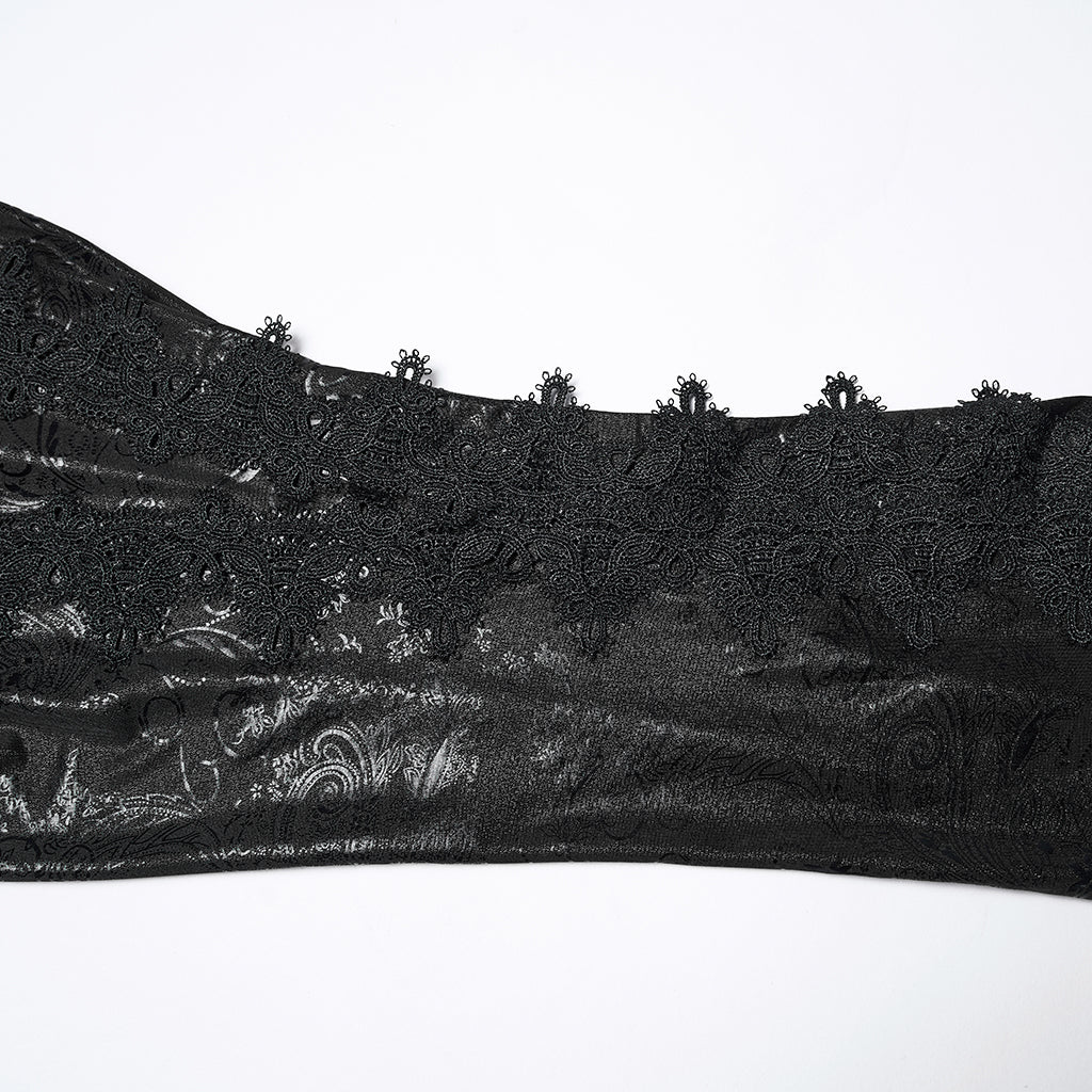 Goth Flared Skirt Pants - Image 17