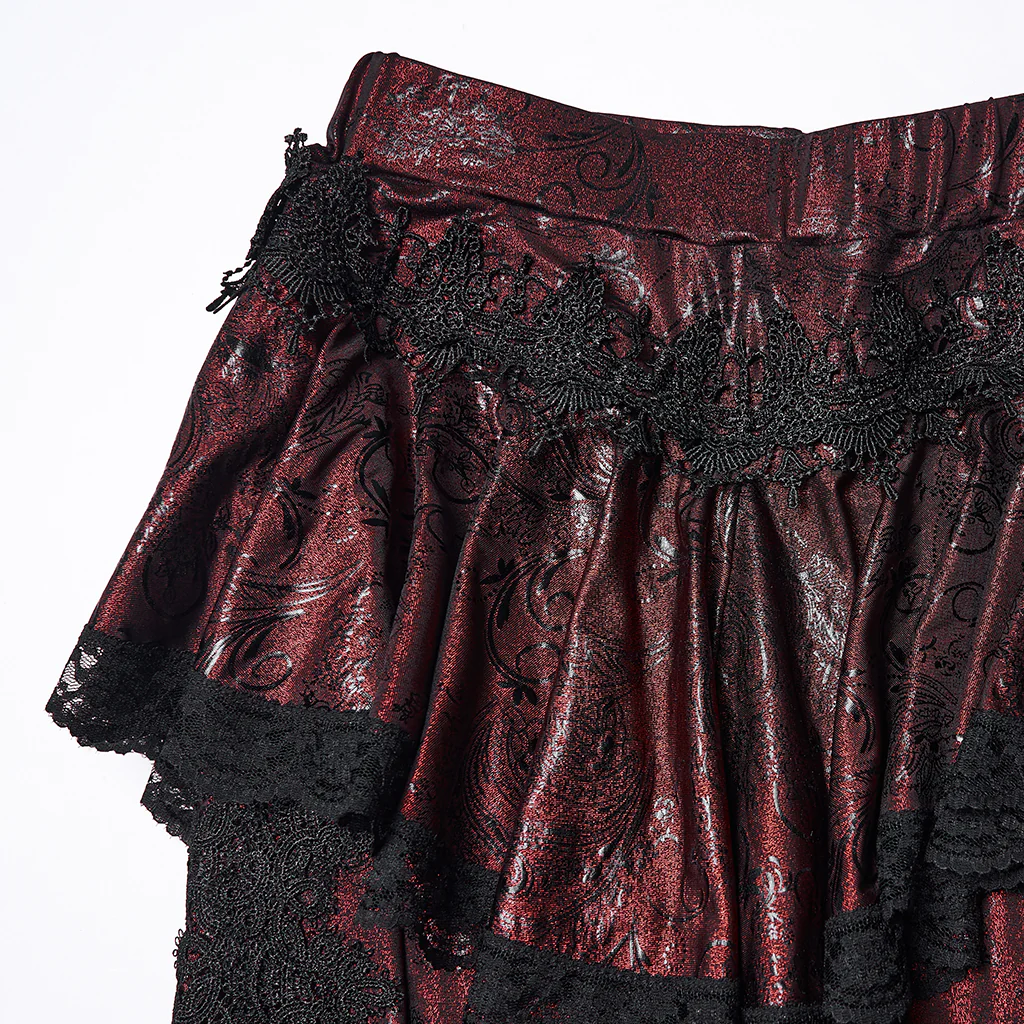 Goth Flared Skirt Pants - Image 9